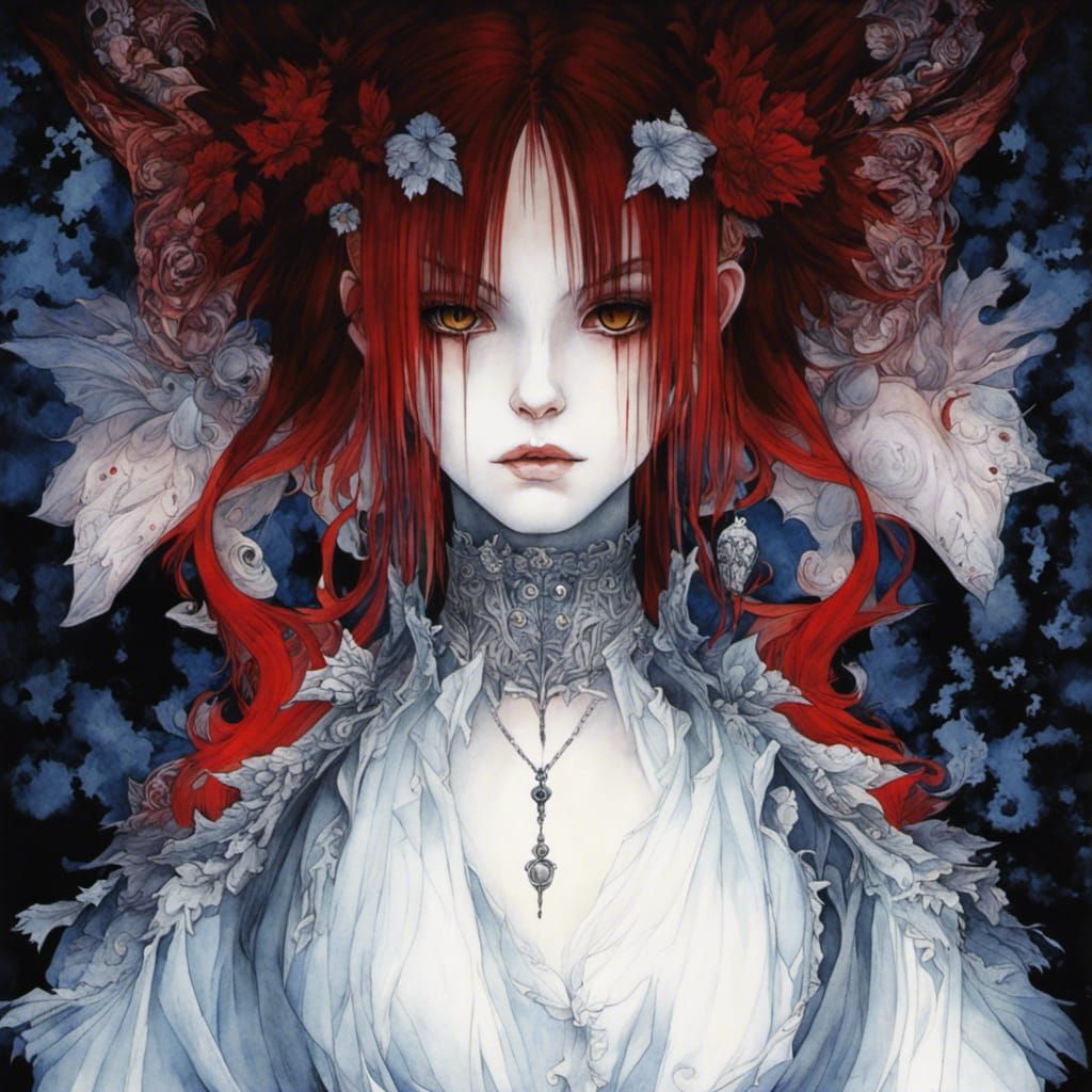 Vampire Knight Watercolour Painting