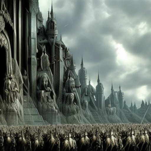 Epic Lord of the Rings Digital Matte Painting