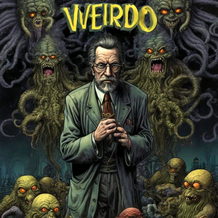 Weirdo Comic Cover: Yog-Sothoth, Yetis, and Ward Cleaver