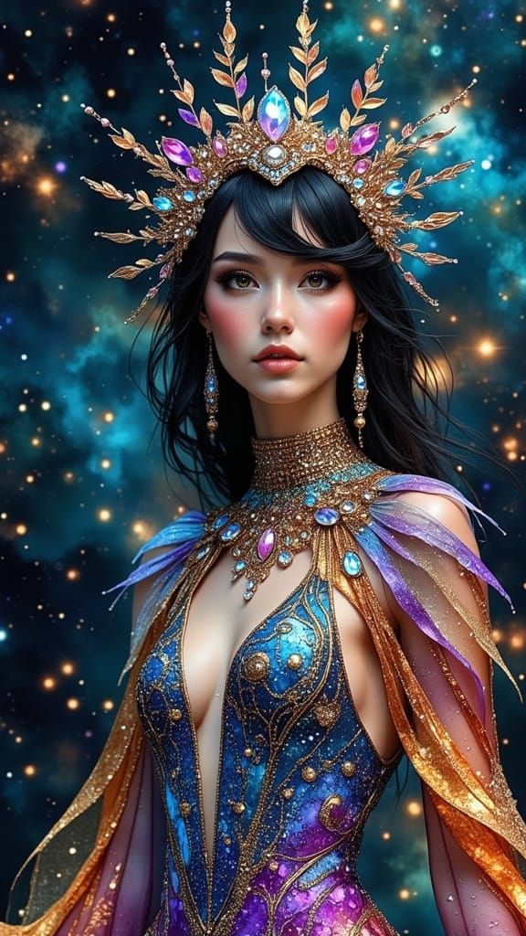 Galactic Empress in Celestial Splendor
