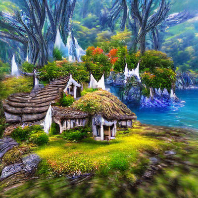 Cottagecore Kingdom: Elves in Fantasy World