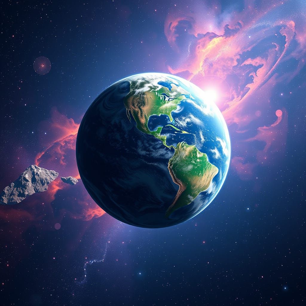 Vibrant Celestial Sphere in Stunning Realistic Detail