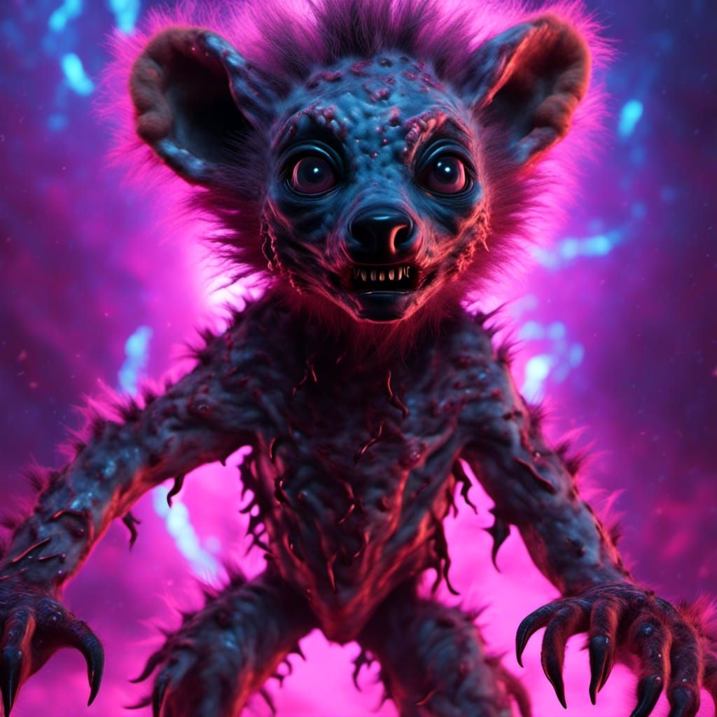 Mutated Alien Hybrid: A Hyper-Realistic Horror Concept