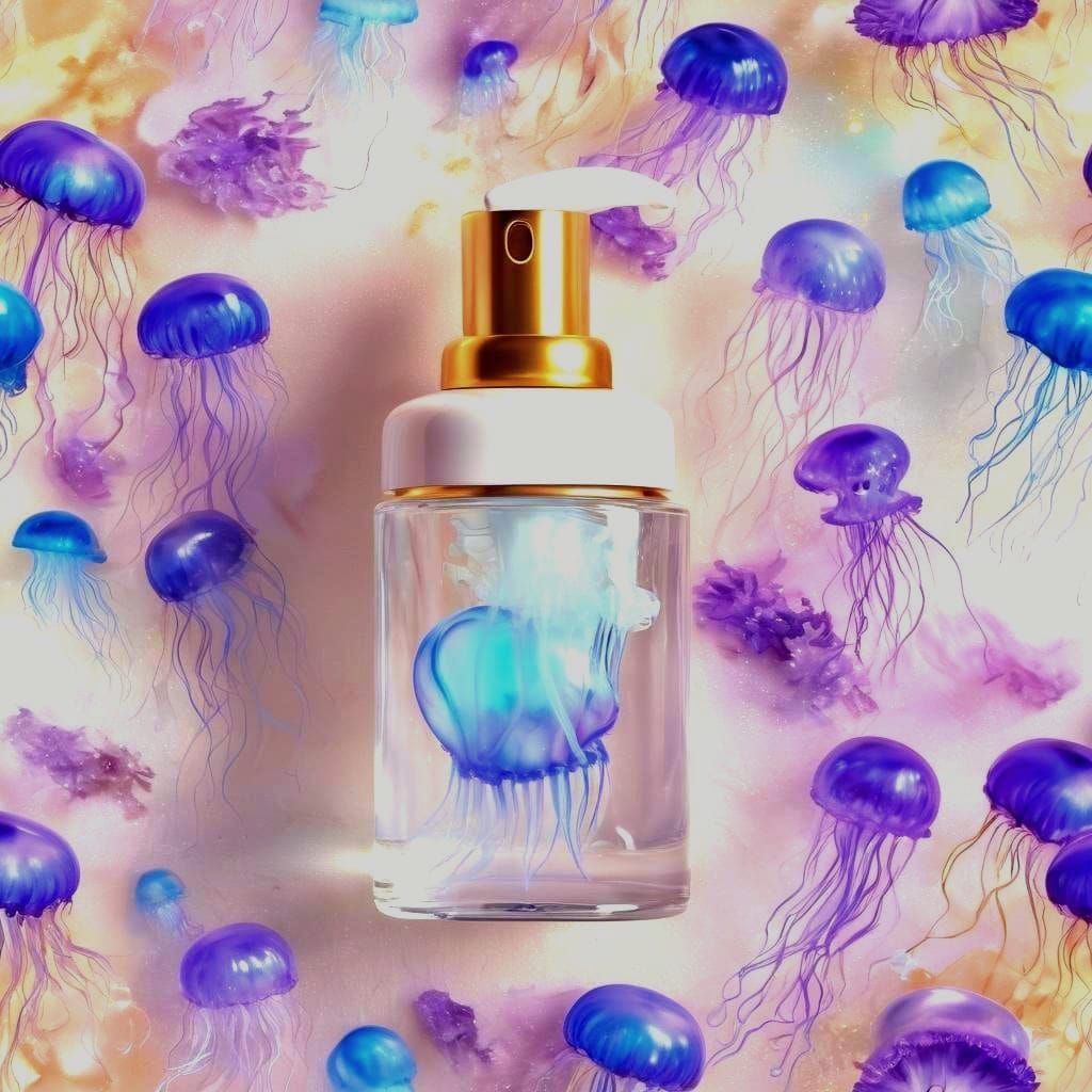 Jellyfish Dreamscape: A Matte Painting in Deep Color