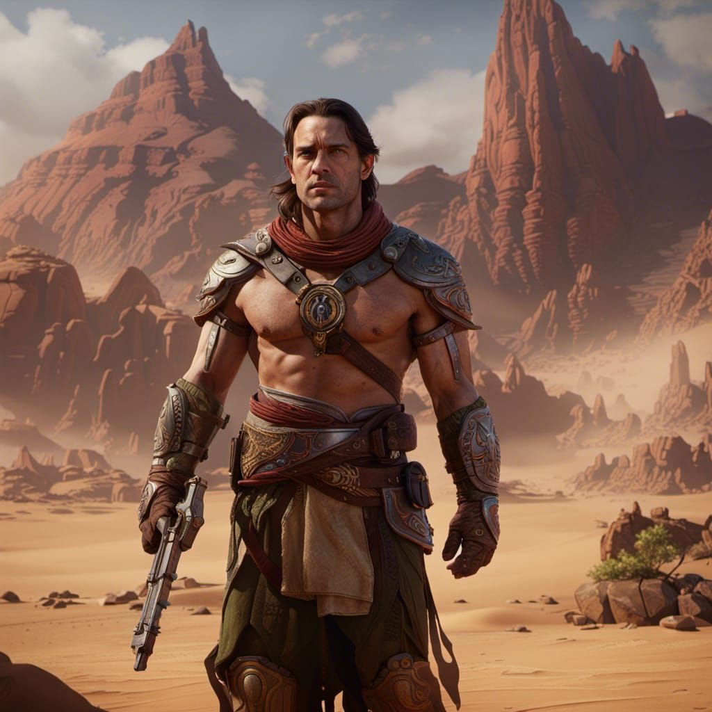 Lieutenant John Carter: Detailed Matte Painting