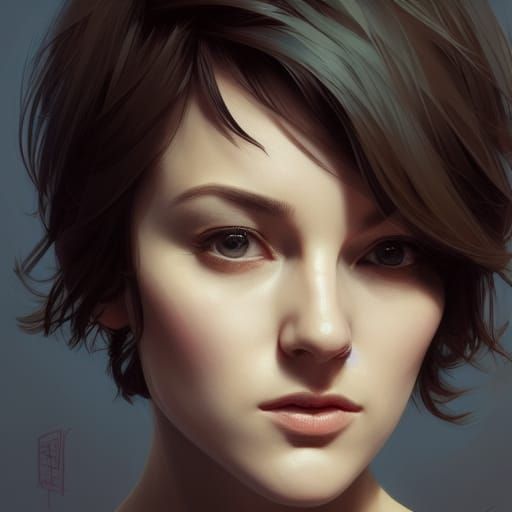 Detailed Portrait with Dynamic Lighting