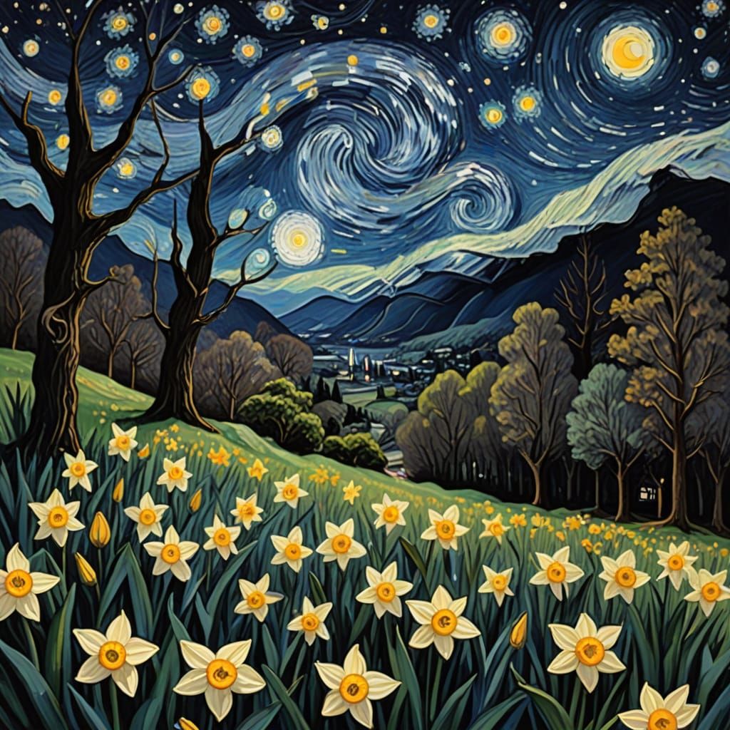 Cosmic Dreamscape in Soft Blues and Greys