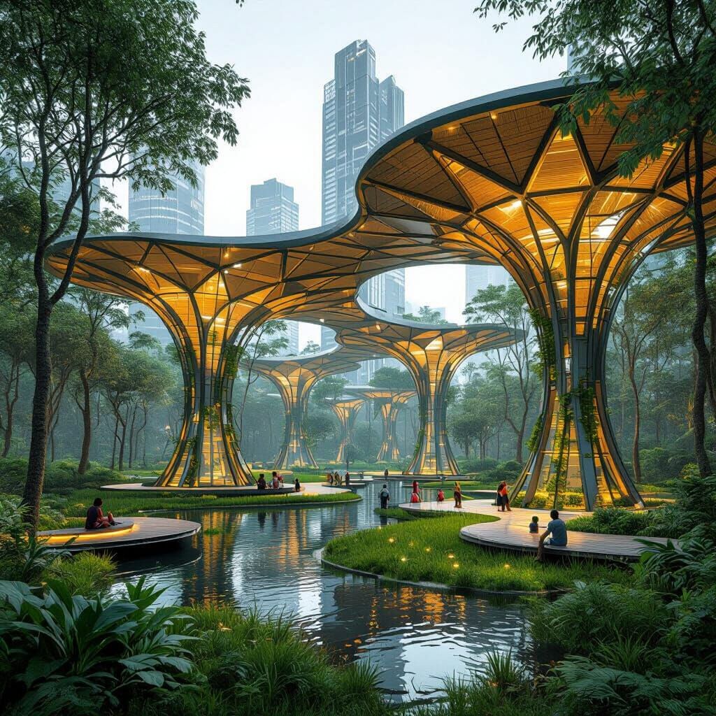 Futuristic Forest: Organic Canopy in Africa