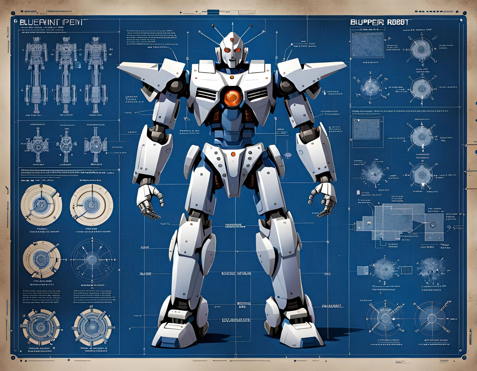 A blueprint for a super robot