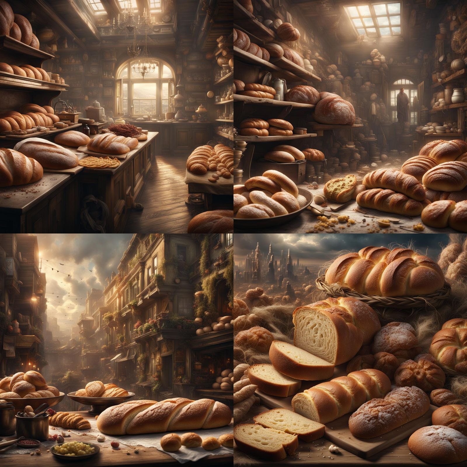 Epic Cinematic Bread: A Digital Matte Painting