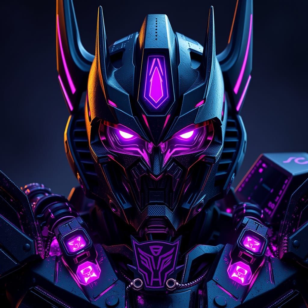 Cyberpunk Optimus Prime: Dark Knight of the Decepticons