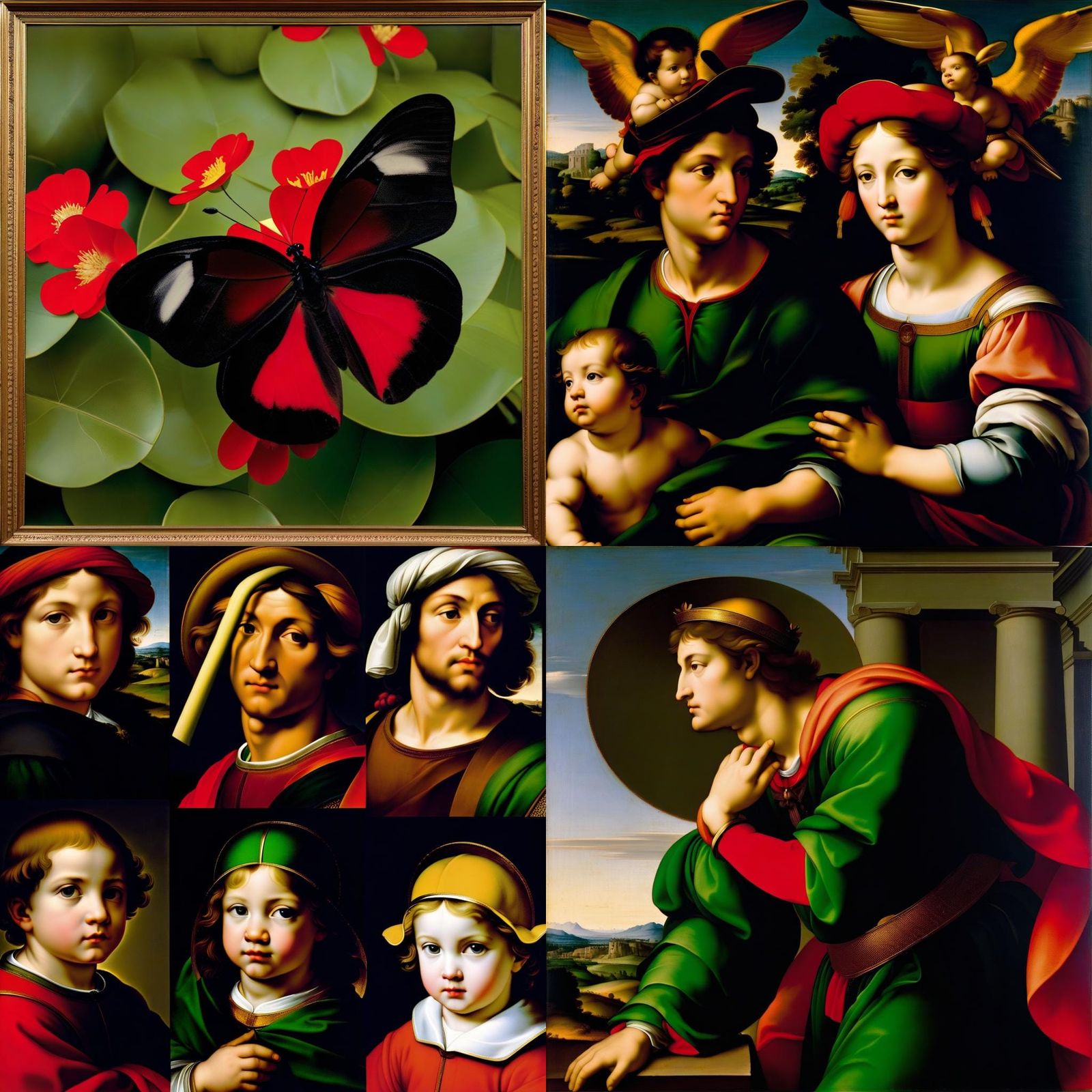 Renaissance Painting in Raphael Style