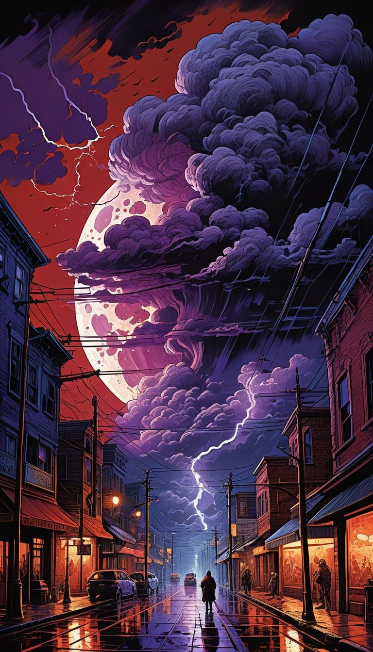 Purple Storm in Houston