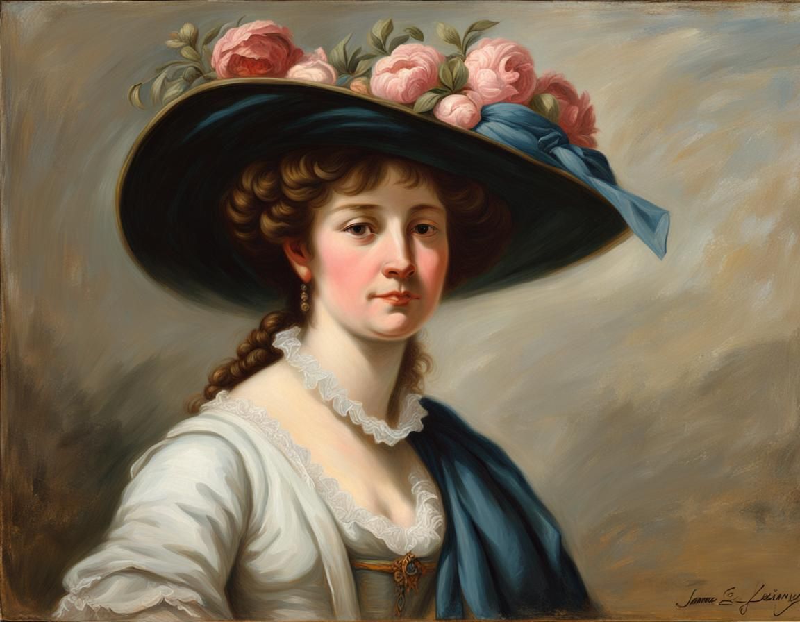 WOMAN'S PORTRAIT BY ARTIST