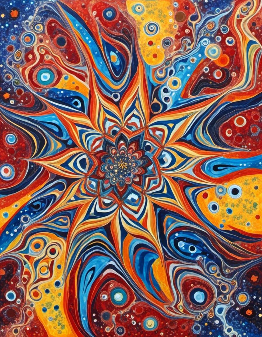 Wandjina Goddess Emerges in Aboriginal Dreamtime Art