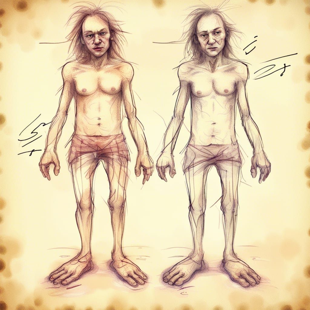 Distorted Anatomy and Grotesque Features