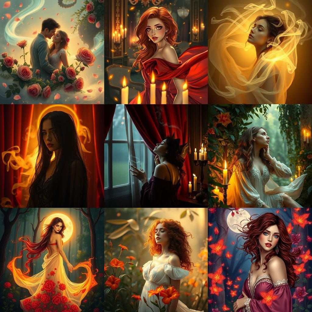 Sensual Flames Ignite Passionate Embers