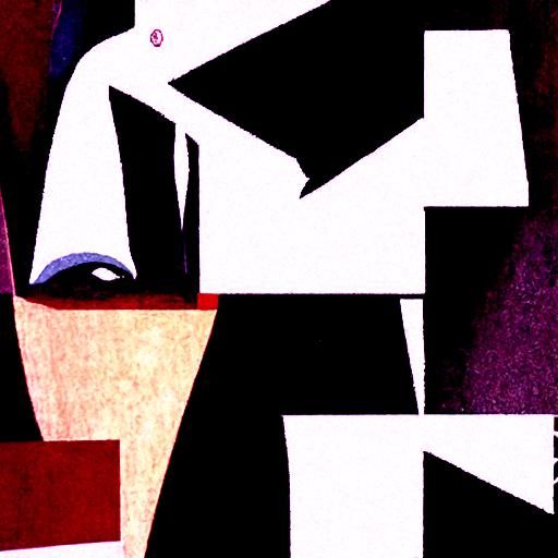 Psycho Killer: Abstract Cubist Rendition