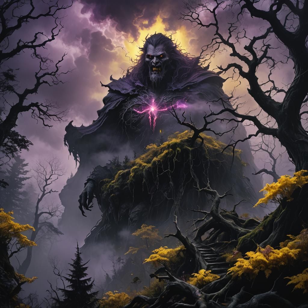 Vampiric Cloud Looms Over Dark Forest