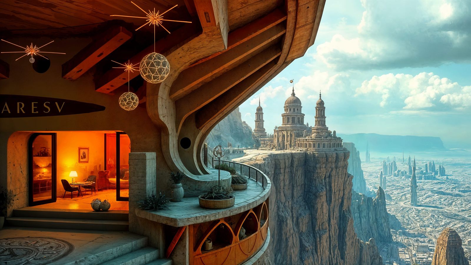 Surreal Futuristic Cityscape in Photorealistic Digital Art