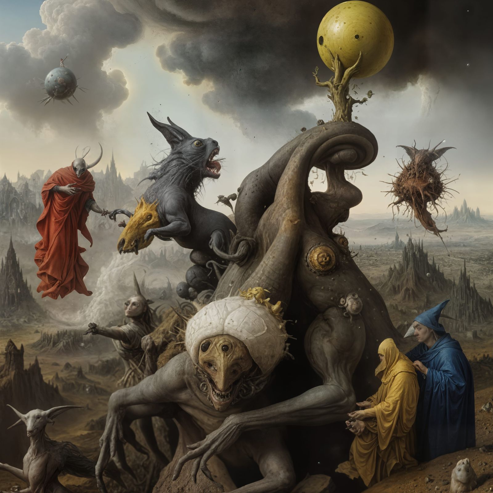 Afraid of the 'Red Monk/Mage' as his campaign against thieves and turncoats and that he's laying havoc on them...