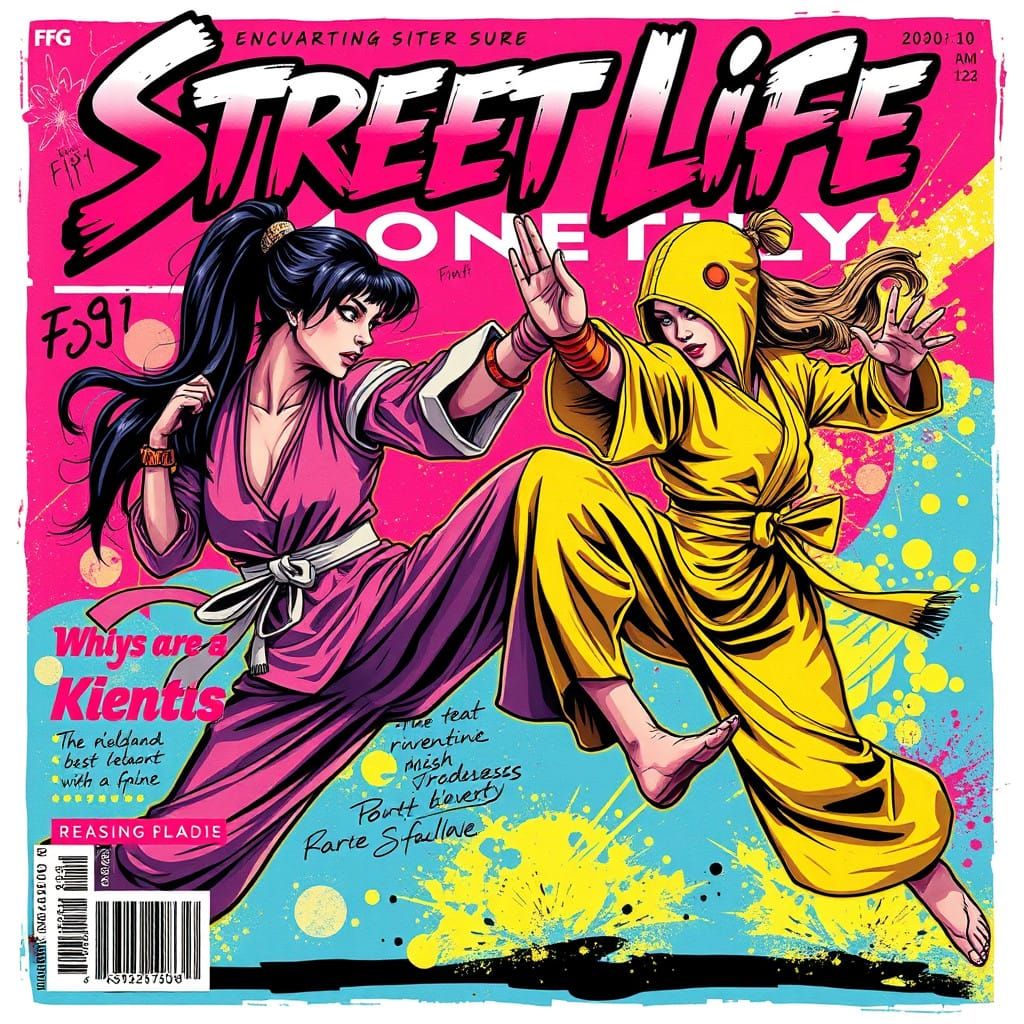 Street Life Monthly: Kung Fu Pop Art Magazine