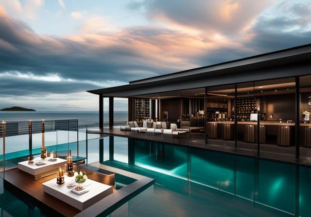 Luxury Seaside Bar