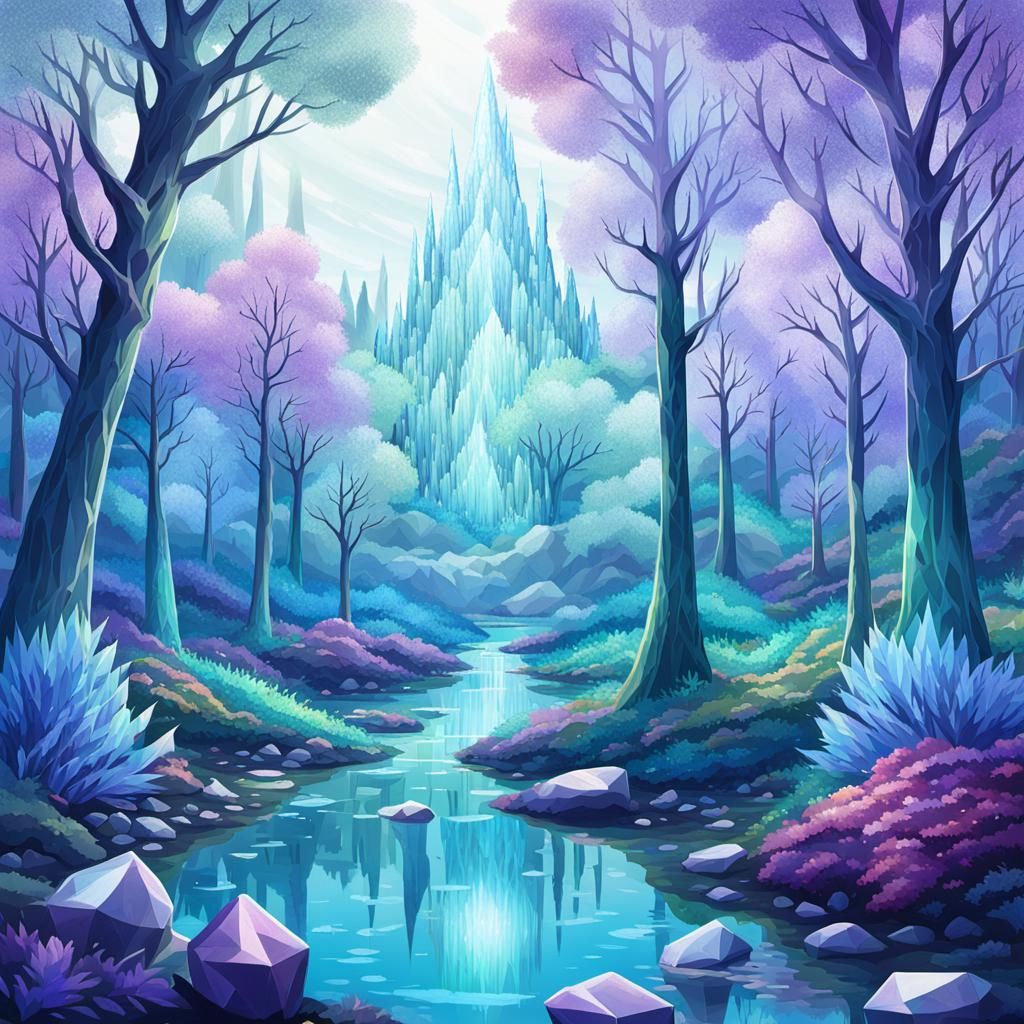 Crystal forest