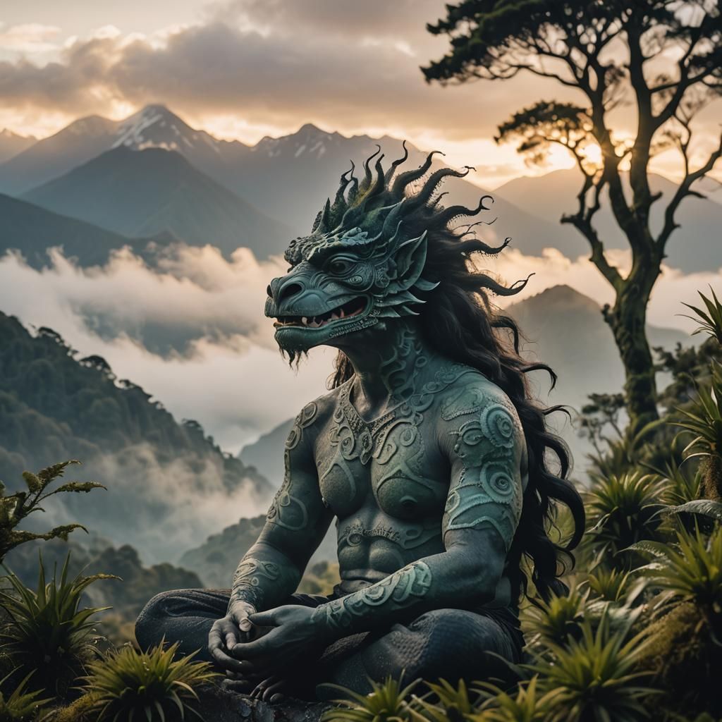 Taniwha At One With Himself