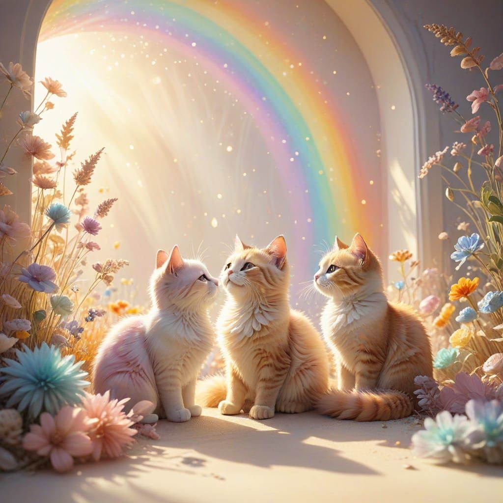 Rainbow Kitties