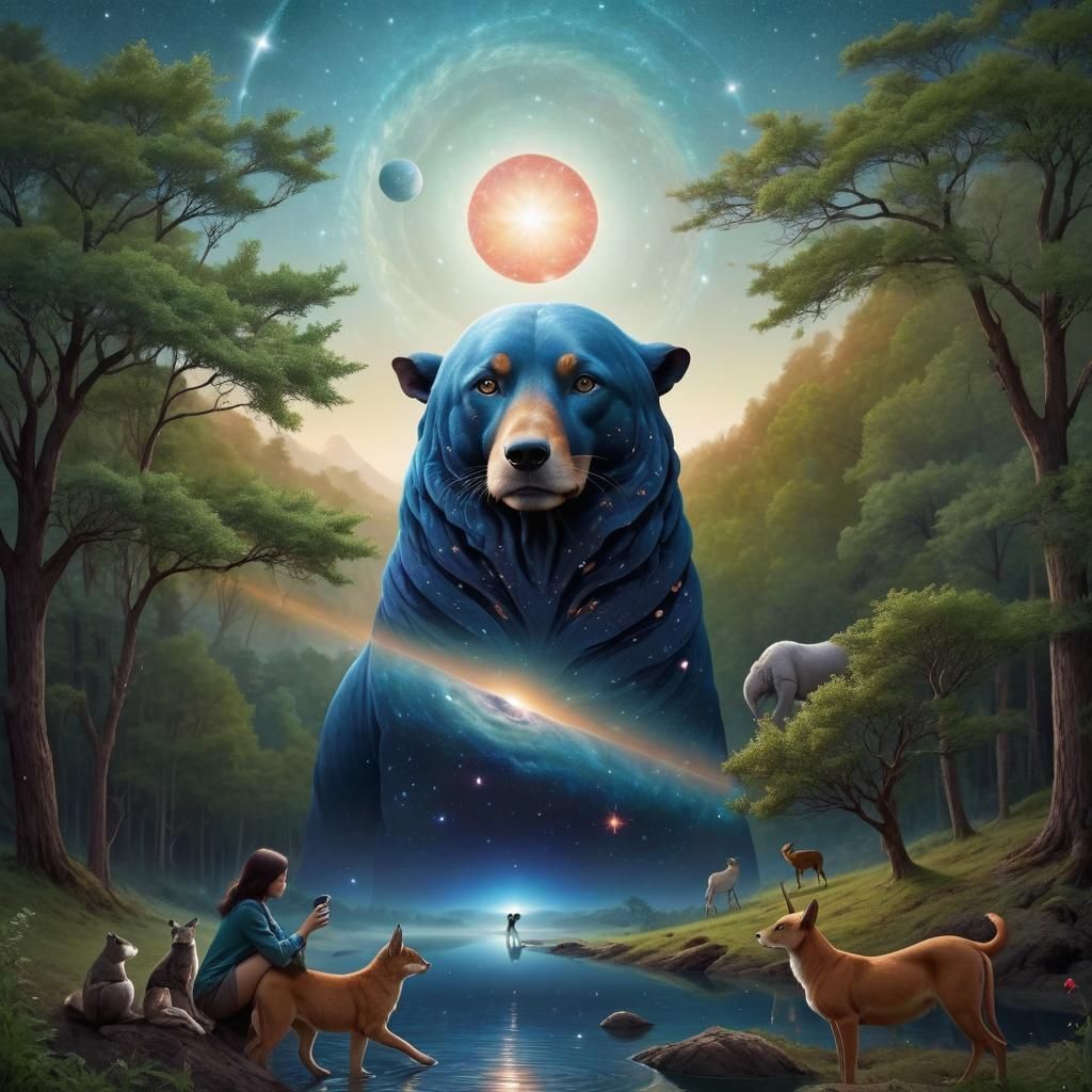 Humans and Animals Communion with Nature and Cosmos