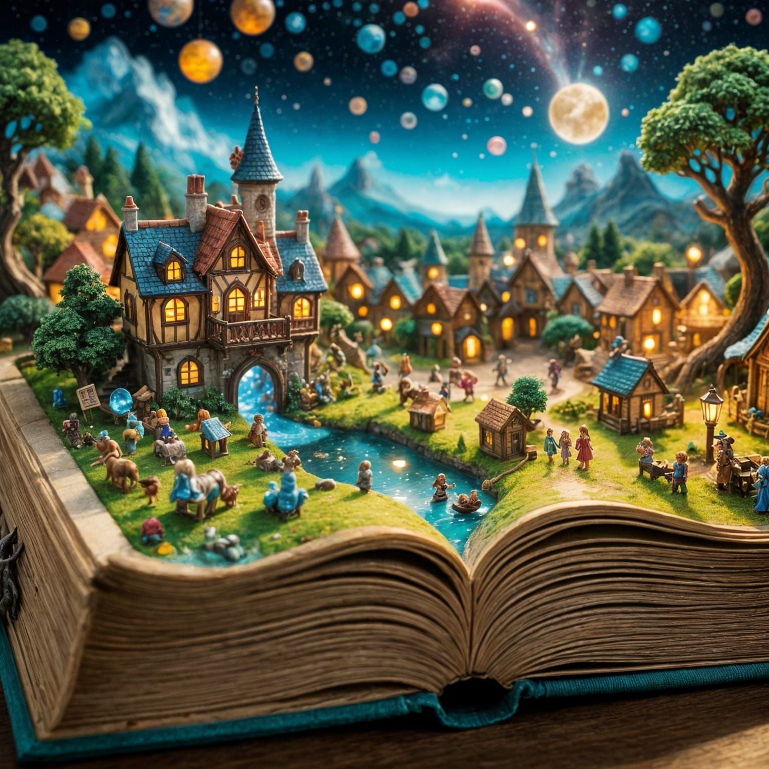 Magical Storybook Reveals Miniature Fantasy World