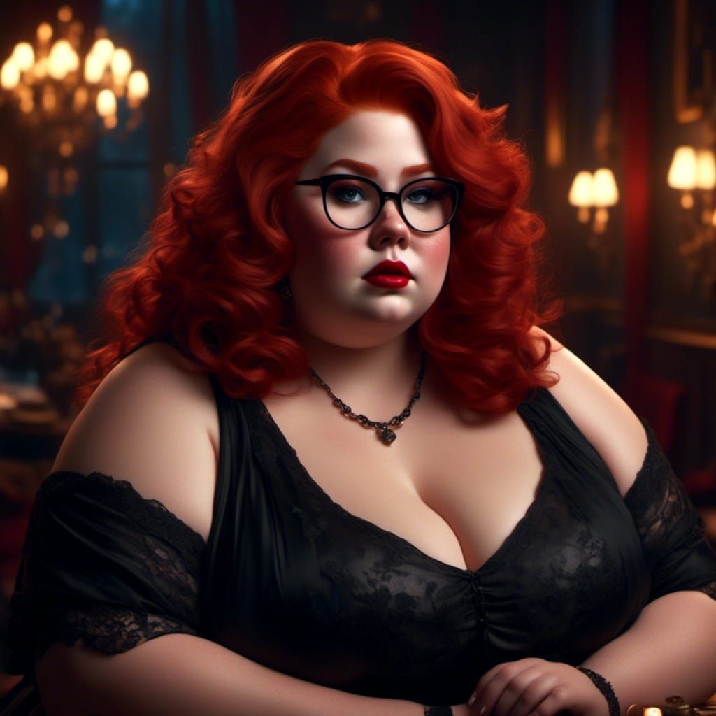 Ultra HD Redhead Portrait with 3D Shading