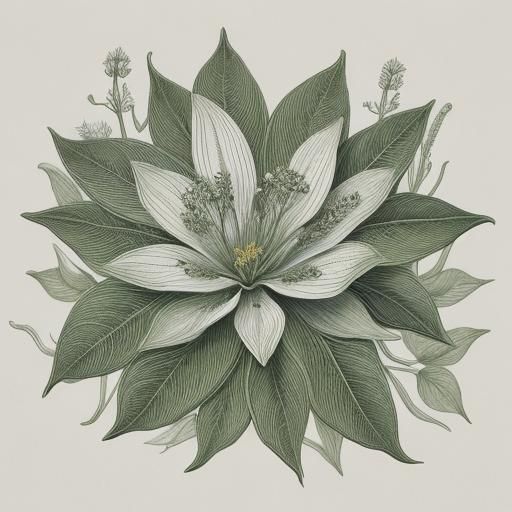Intricate Botanical Ink Illustrations of Plant Life