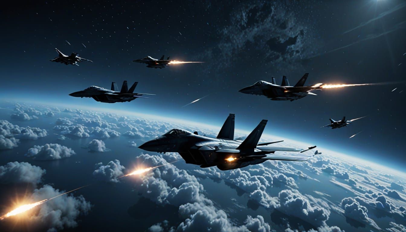 Stealth Fighters Encounter UFOs Over North Atlantic