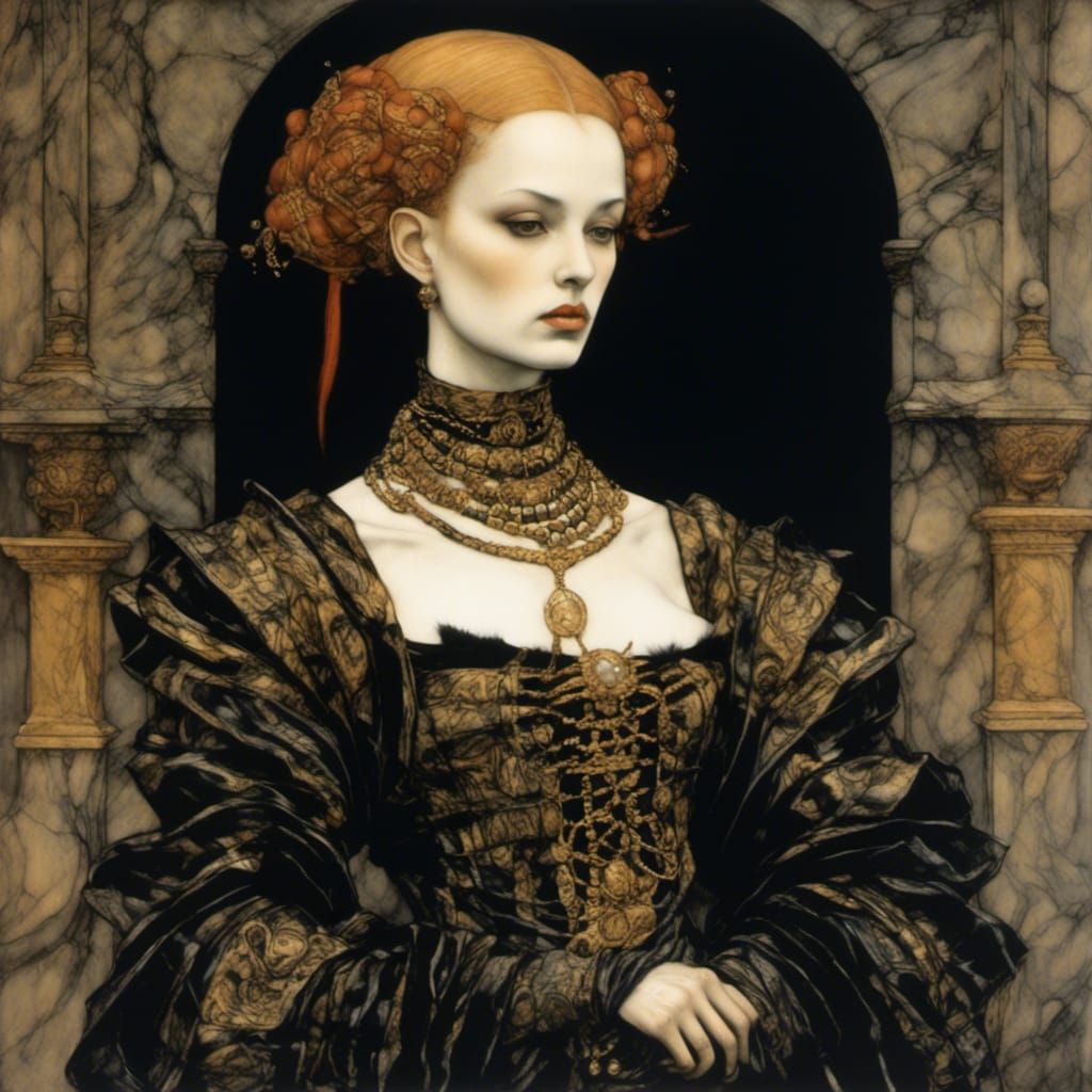 Focus, Black & Gold VII