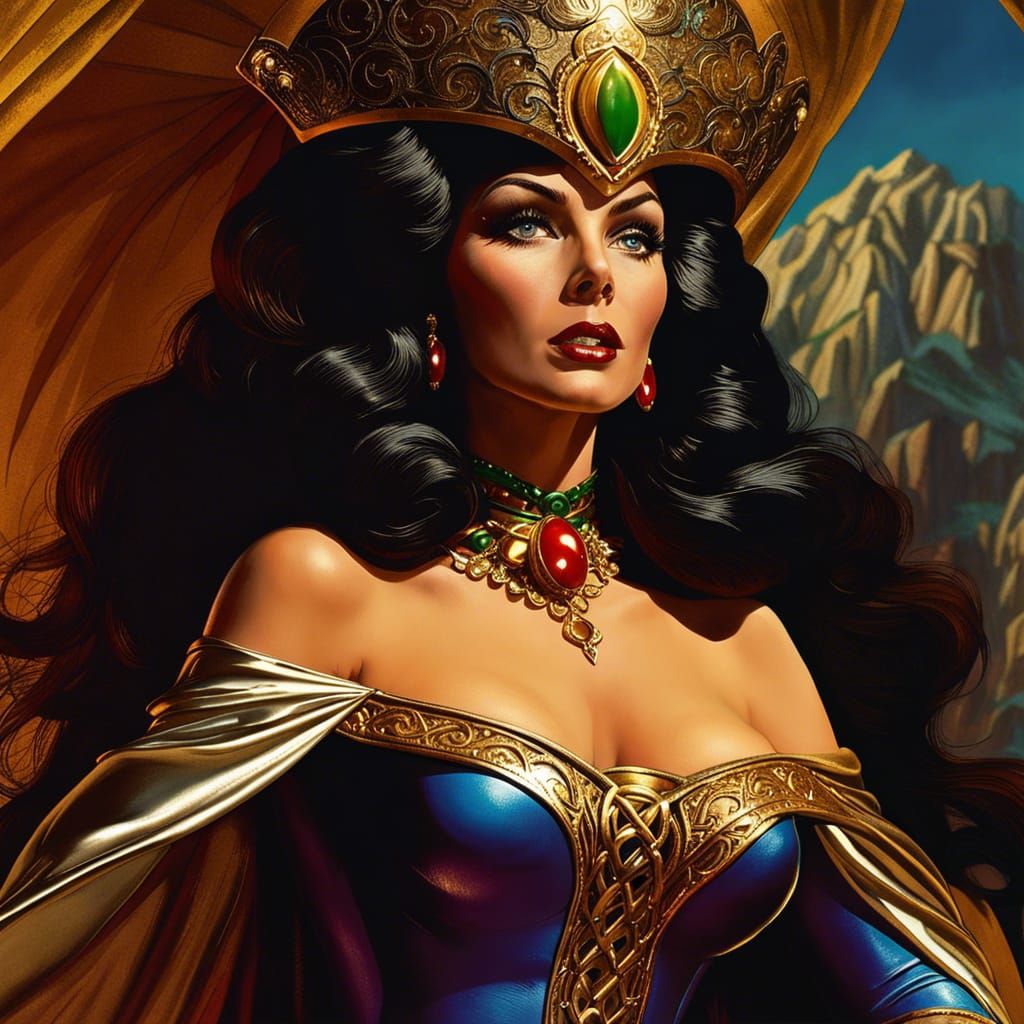 Joan Collins as Morgan le Fay