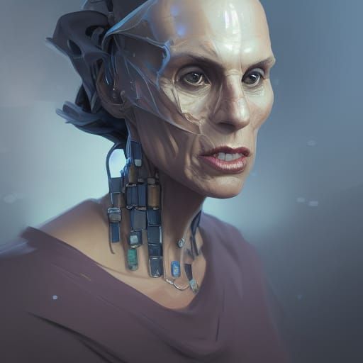 Vecna Portrait in Hyperdetailed Artstation Style