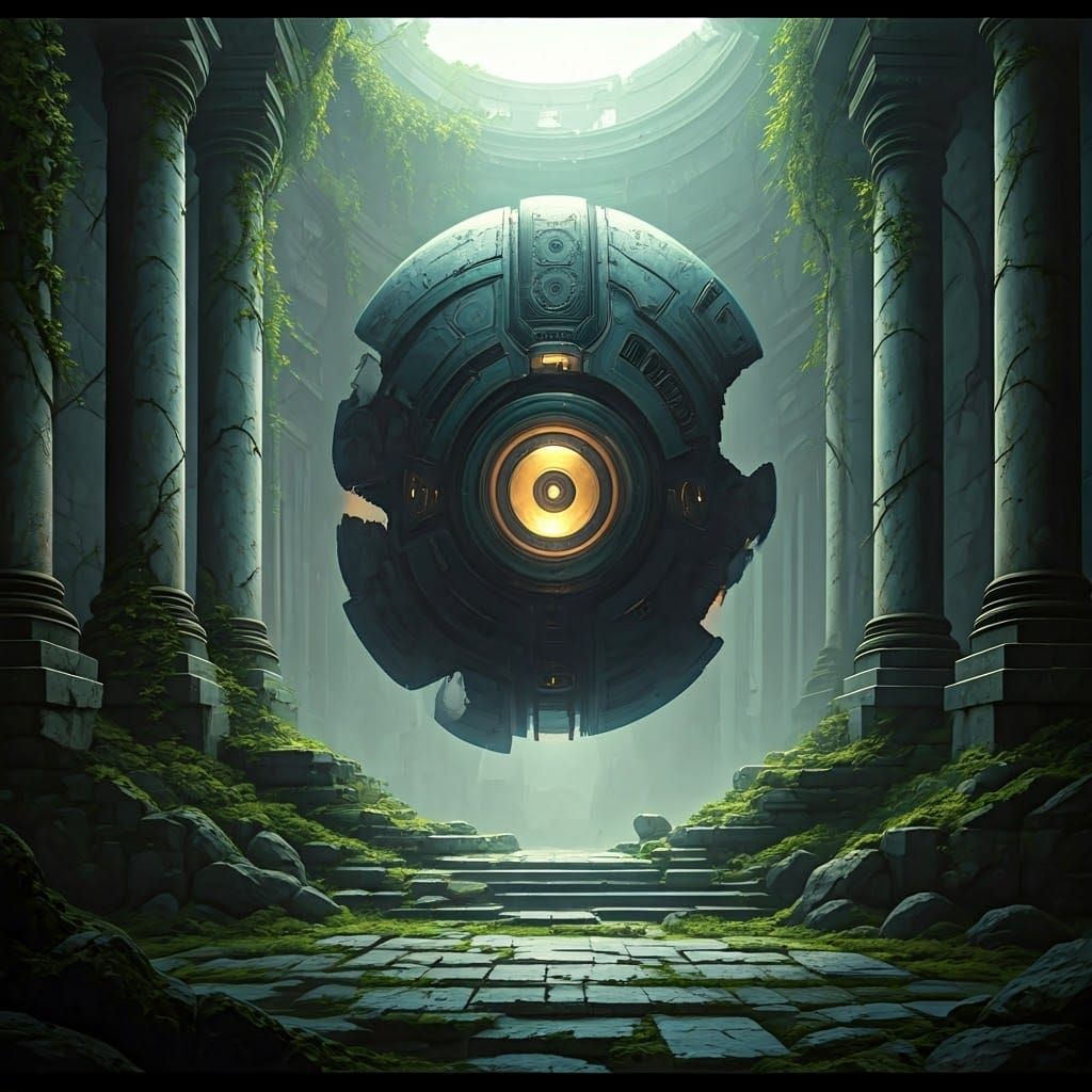 Ancient Relic Glows Faintly in Ruins, with Whispers of Mysti...