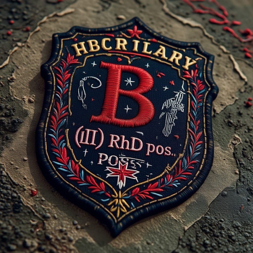 Fantasy Military Blood Patch B III RhD Pos