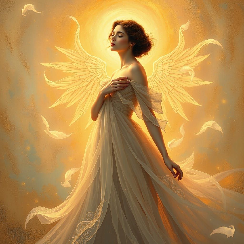 Surreal Portrait of a Women in Ethereal Glory