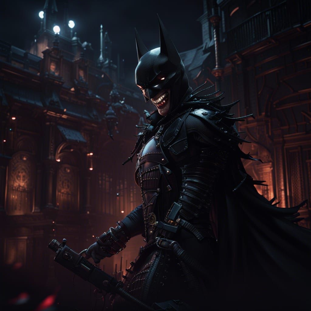 The Batman Who Laughs: Dark Fantasy Concept Art