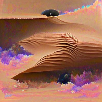 Endless Desert Sand Dunes