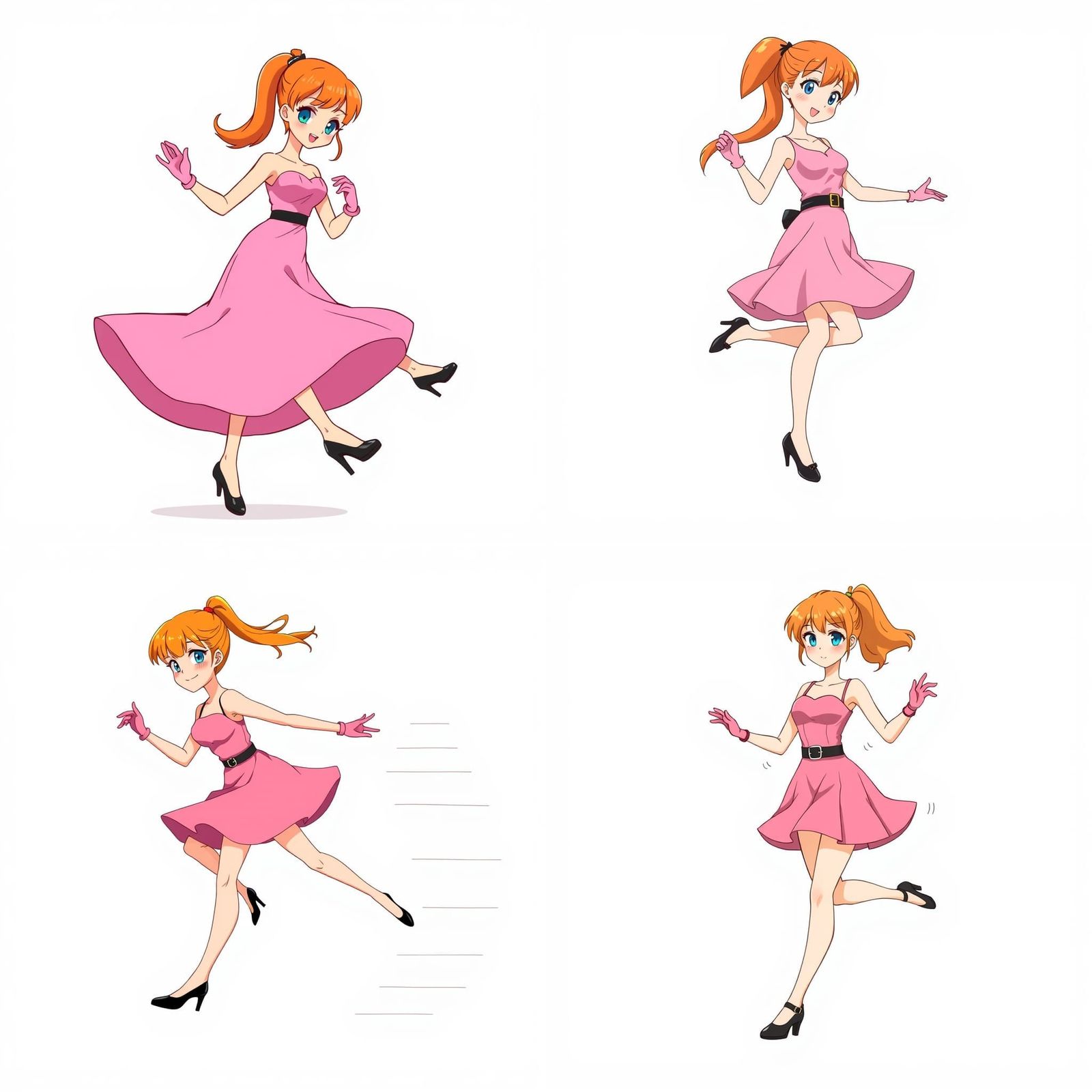 Animated Tap Dancer in Cartoon Style