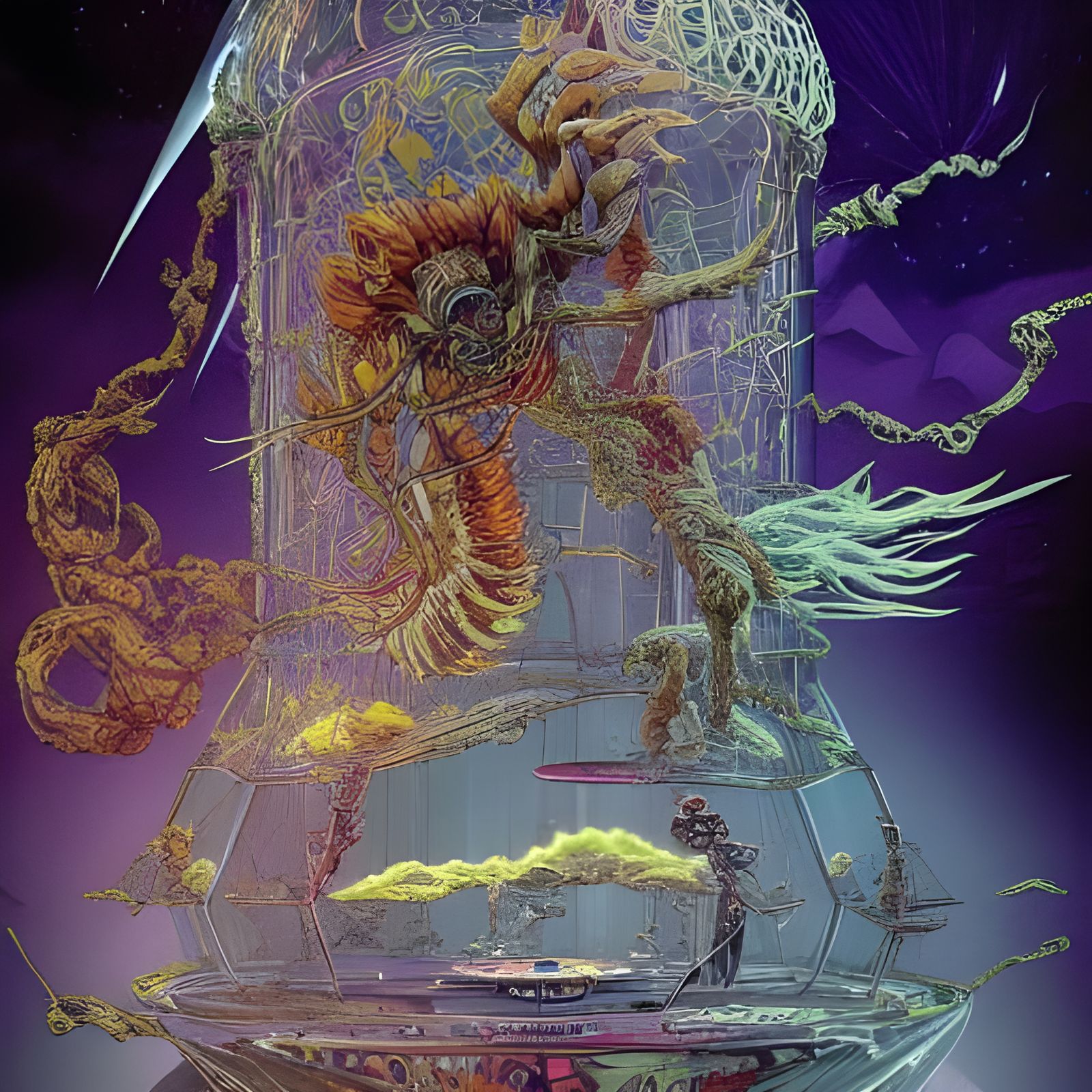 Fusion-Powered Monsters in a Futuristic World