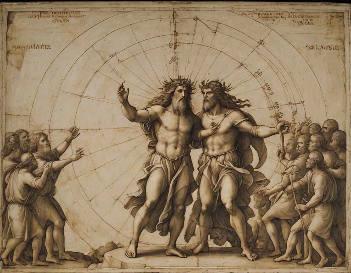 Aeolus, God of Winds: Renaissance Painting