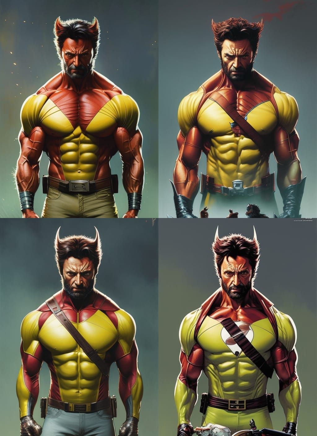 Wolverine Crayon Caricature by Jean Baptiste Monge