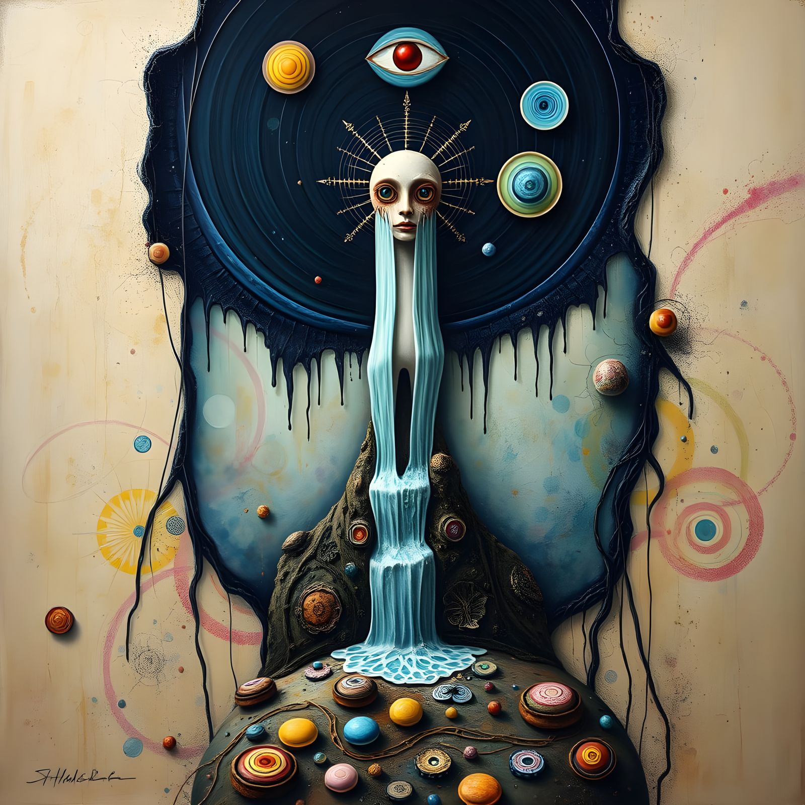 Strange artistic Cascade