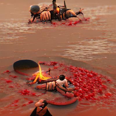 Abstract Representation of Sacrifice Concept