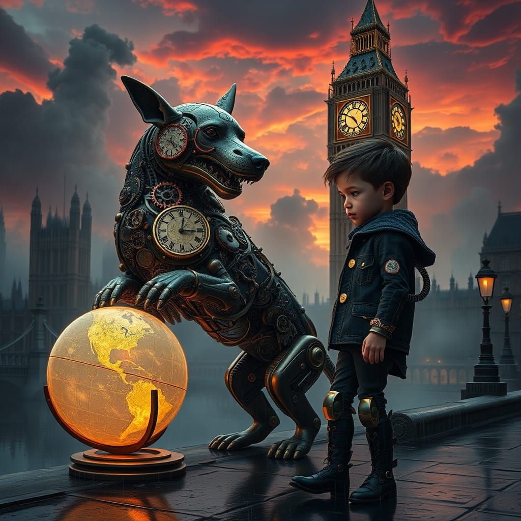 Ready to travel around the world, young Phileas?